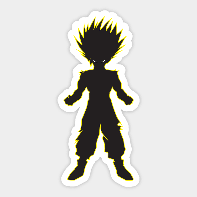 Gohan Dragon Ball Sticker by WiredDesigns